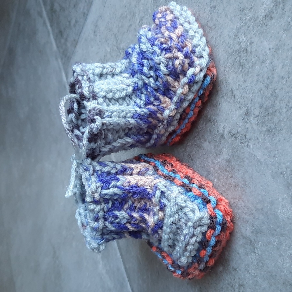 Handmade Knitted seamless Baby Booties